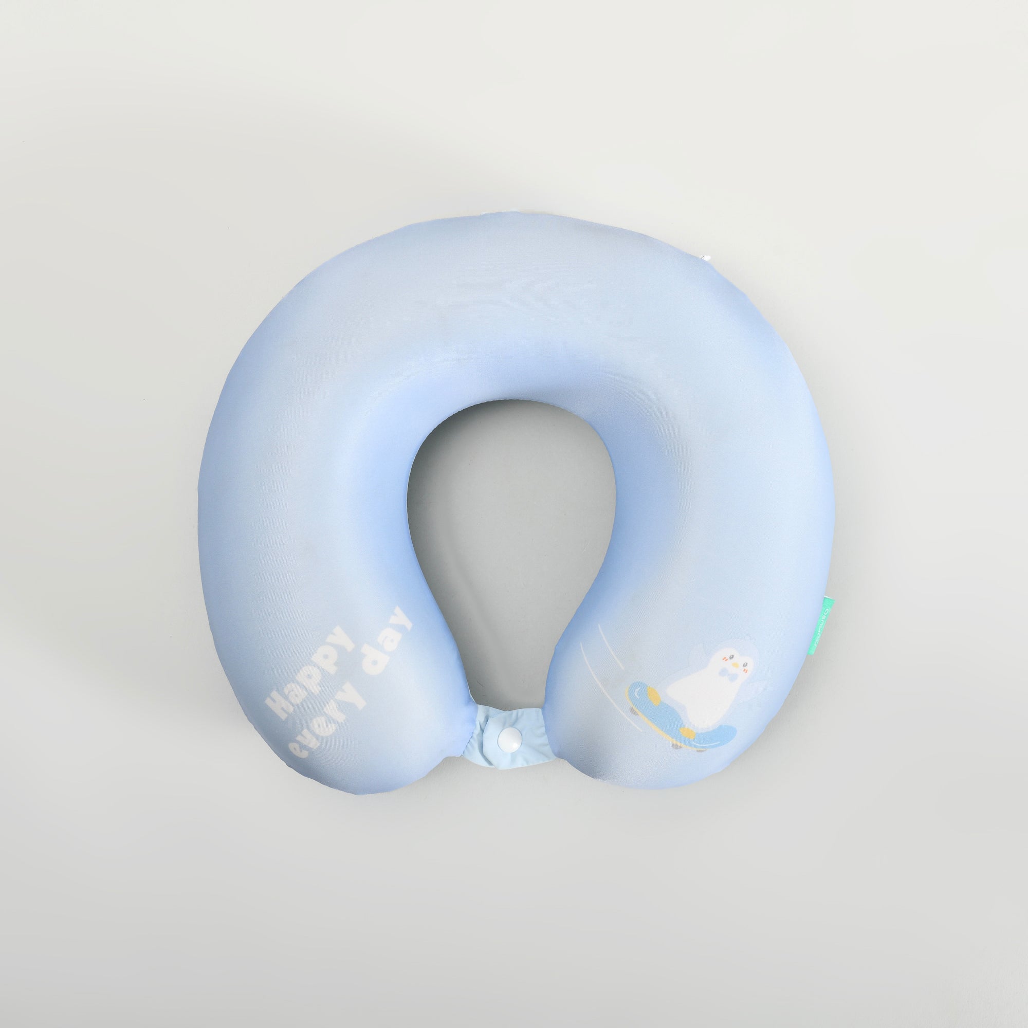 Penguin Themed Cooling Memory Foam U-Shaped Neck Pillow