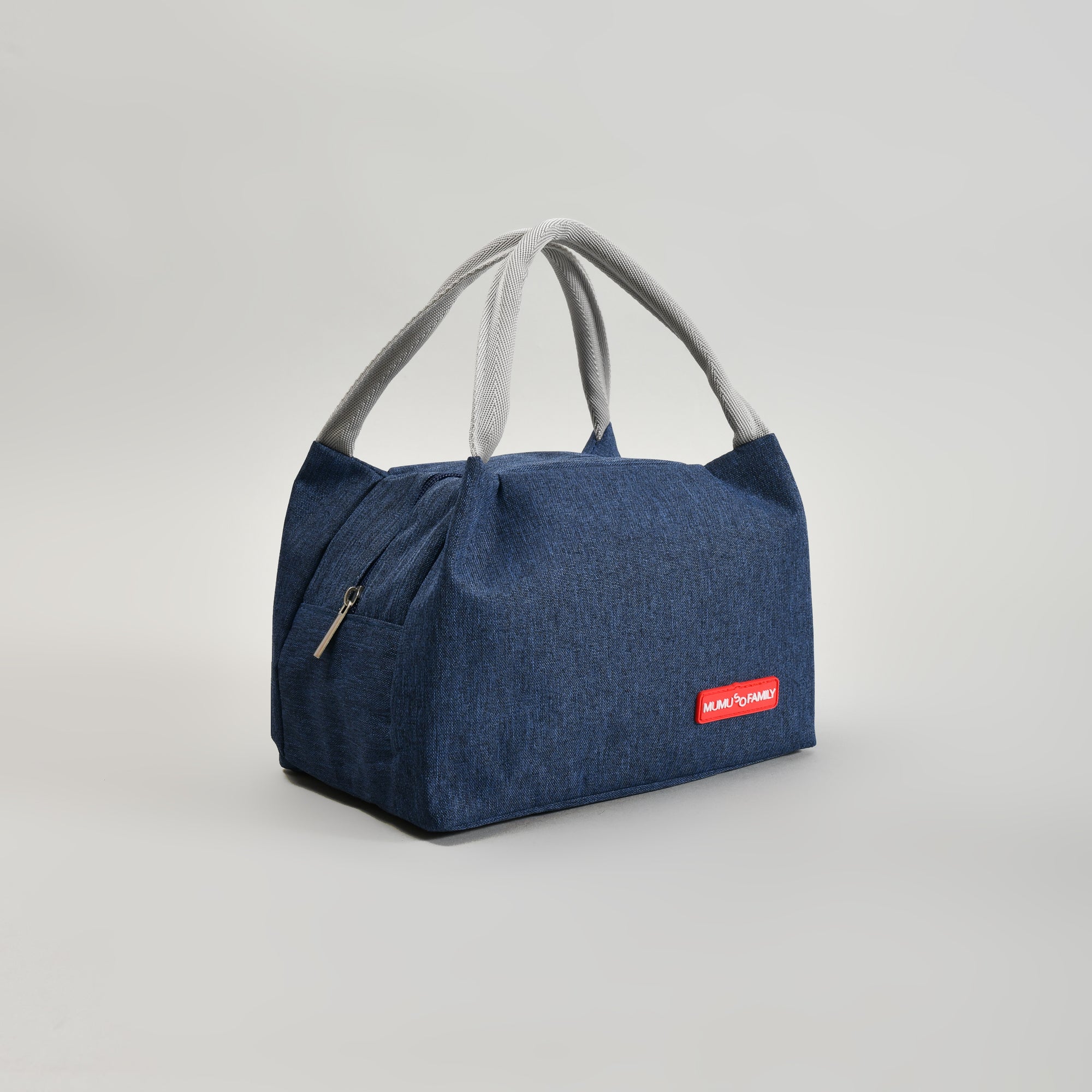 Mumuso Portable Insulated Lunch Bag- Navy Blue
