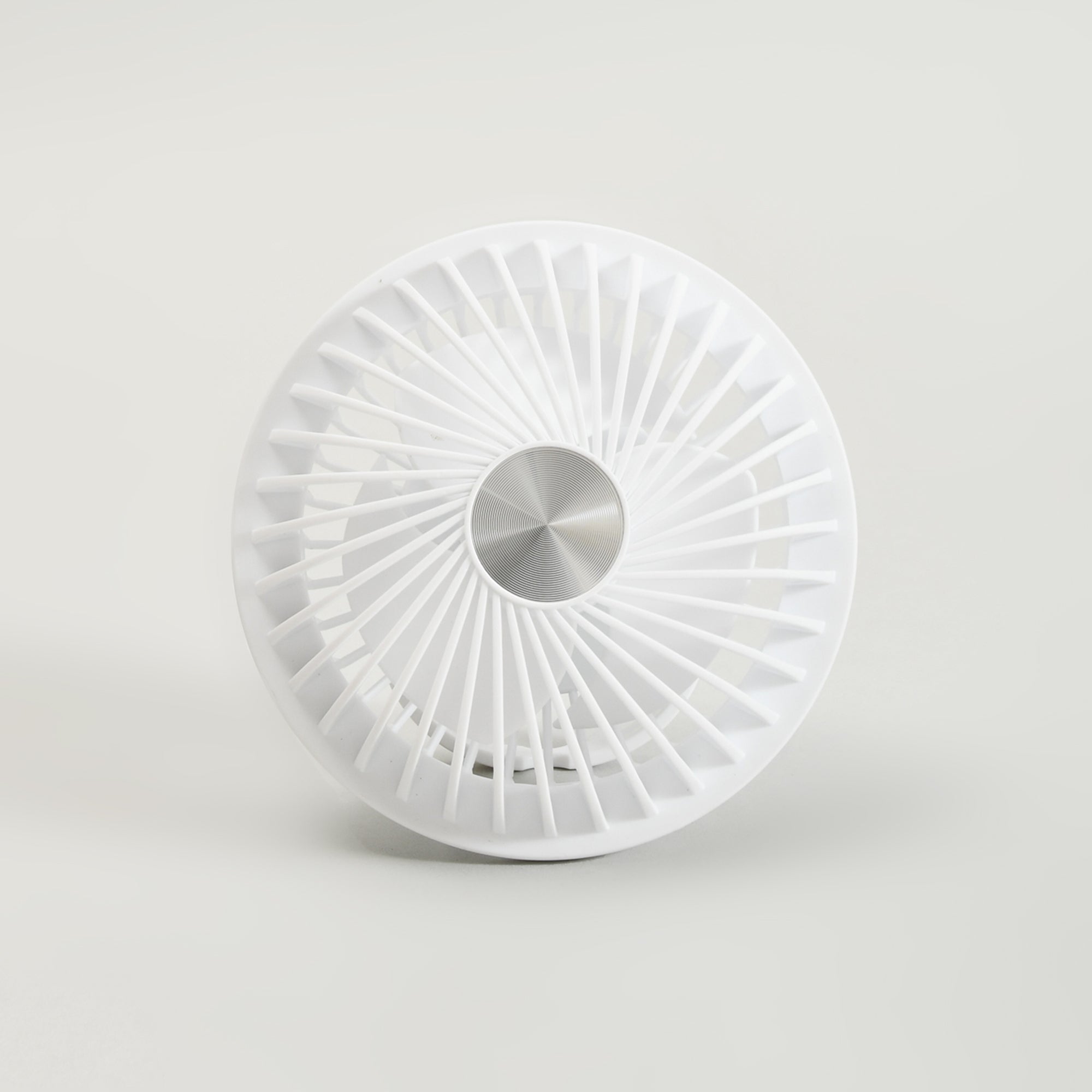 Mumuso White Hangable Desk Fan- 180 Rotation Stand