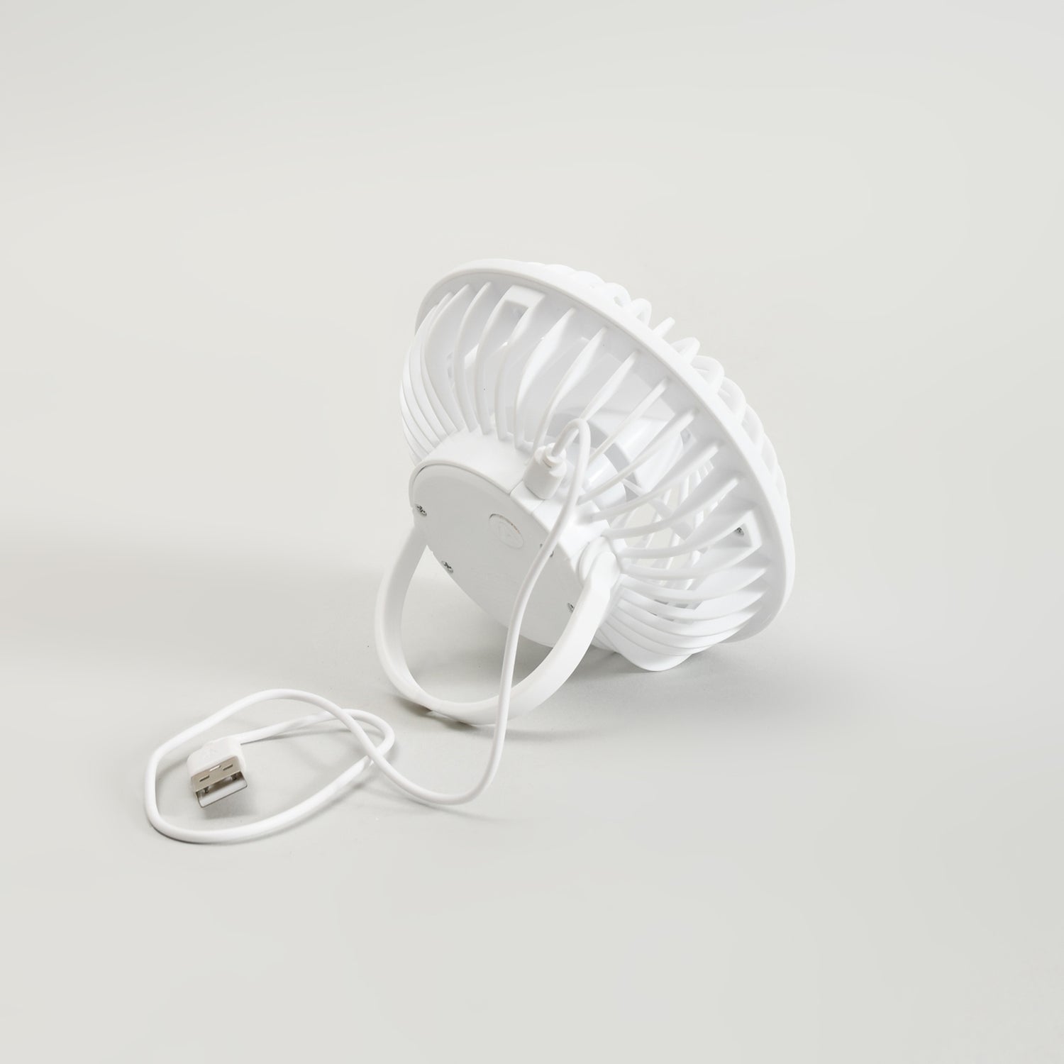Mumuso White Hangable Desk Fan- 180 Rotation Stand