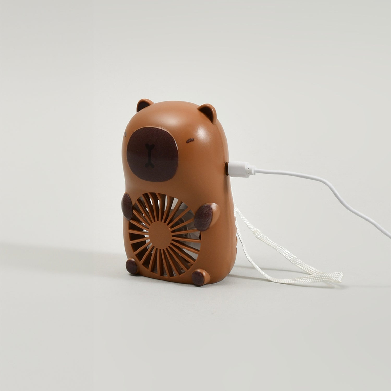 Summer Saviour!  Capybara Desk Fan- Brown and Beige