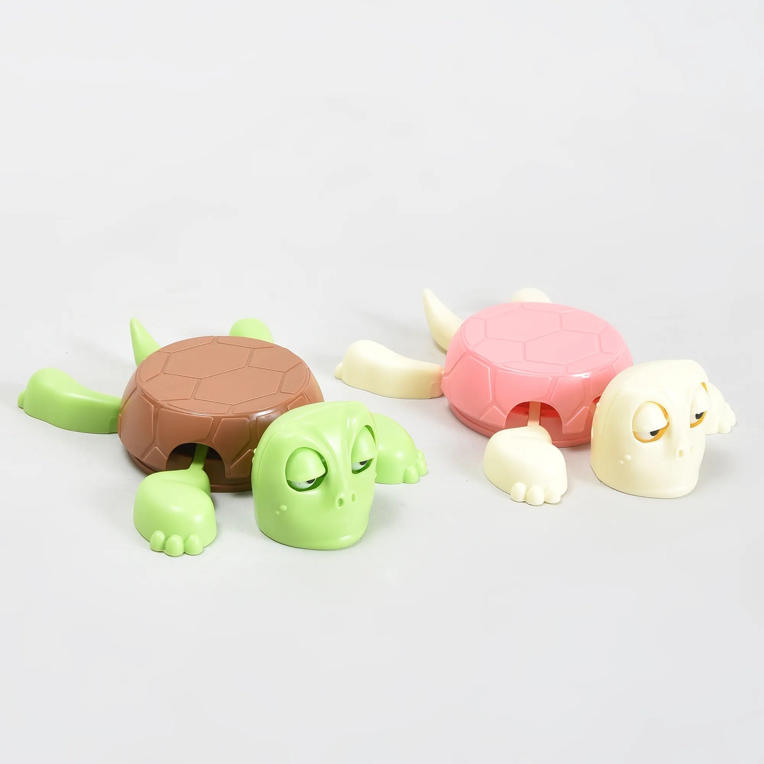 Mumuso Ultra cute Turtle-Shaped Coaster — Pink &amp; Green
