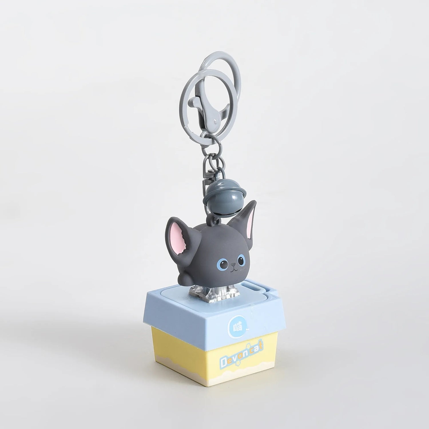 Mumuso Press-Type Sounding Cat Keychain- Makes a sound