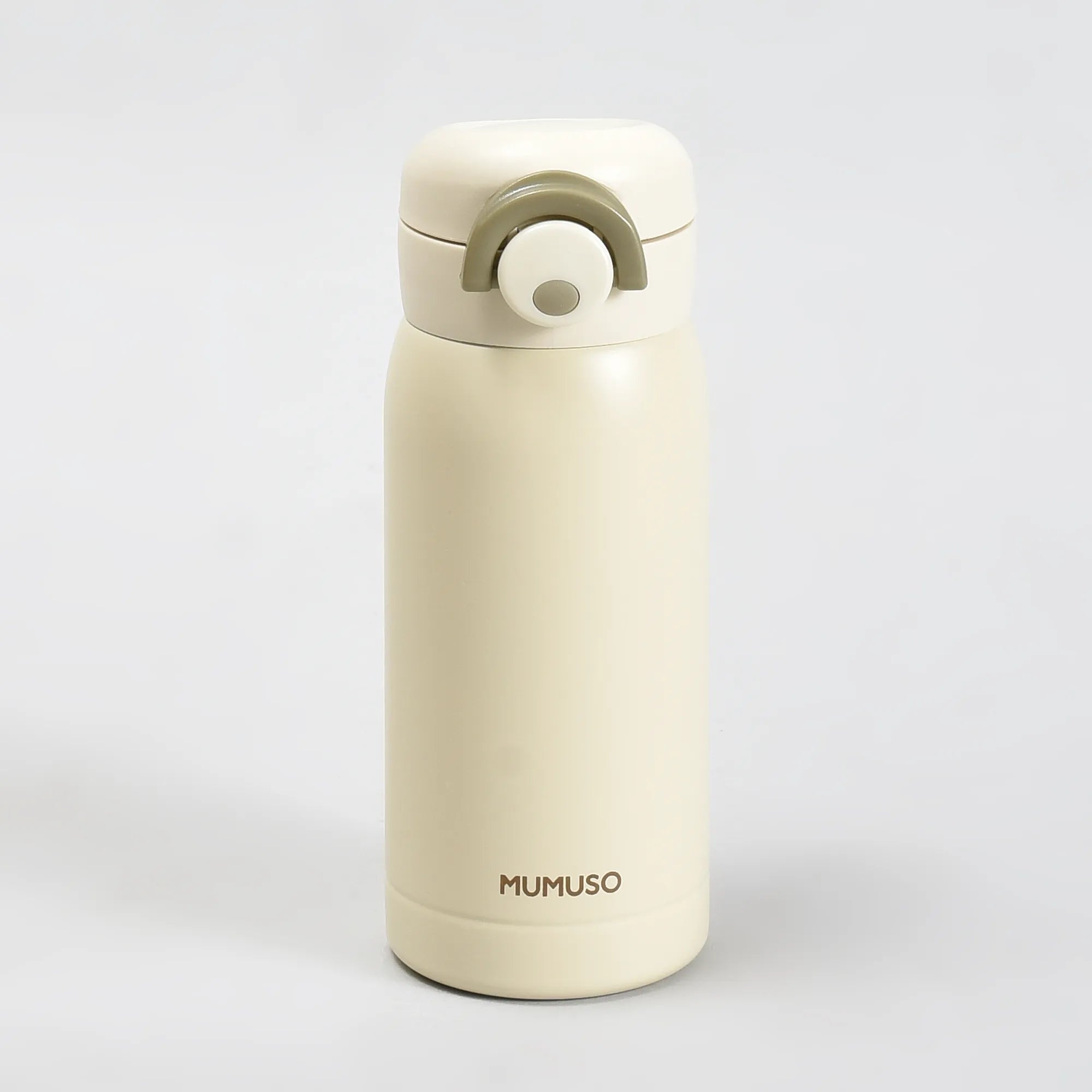 Mumuso Macaron Flip-Top Water Bottle - Purple and Yellow/ 350ml