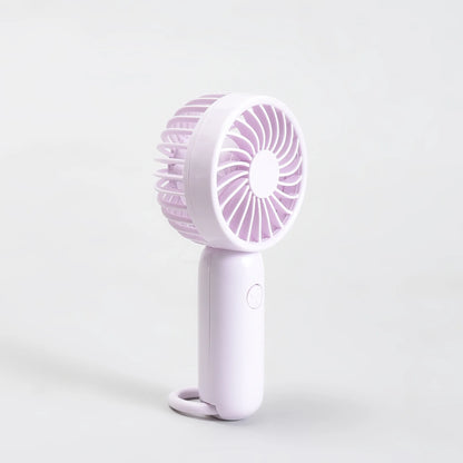 Minimalist Handheld Fan/ Mini Fan — Purple