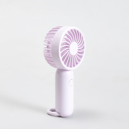 Minimalist Handheld Fan/ Mini Fan — Purple