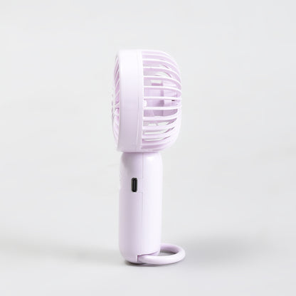 Minimalist Handheld Fan/ Mini Fan — Purple