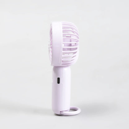 Minimalist Handheld Fan/ Mini Fan — Purple