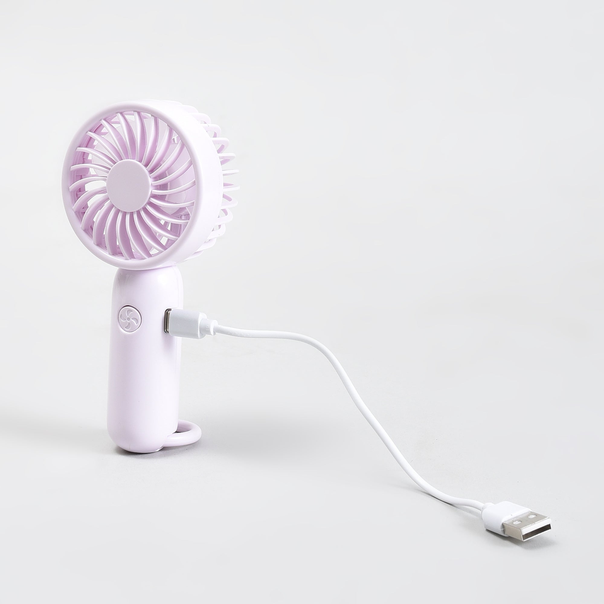 Minimalist Handheld Fan/ Mini Fan — Purple