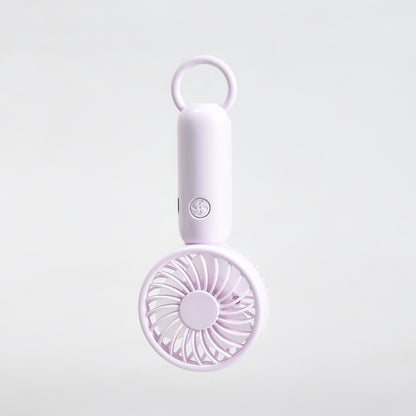 Minimalist Handheld Fan/ Mini Fan — Purple