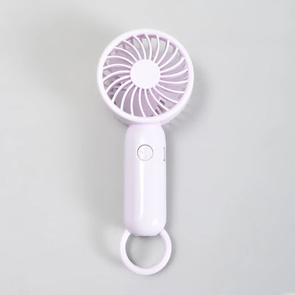 Minimalist Handheld Fan/ Mini Fan — Purple