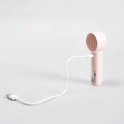 Mumuso Three Speed Airflow Mini Handheld/Mini Turbo Fan — Pink