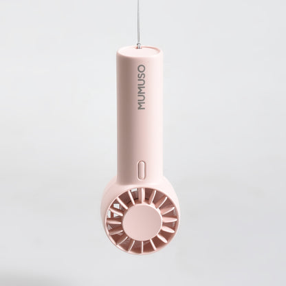 Mumuso Three Speed Airflow Mini Handheld/Mini Turbo Fan — Pink