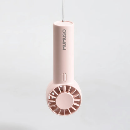 Mumuso Three Speed Airflow Mini Handheld/Mini Turbo Fan — Pink