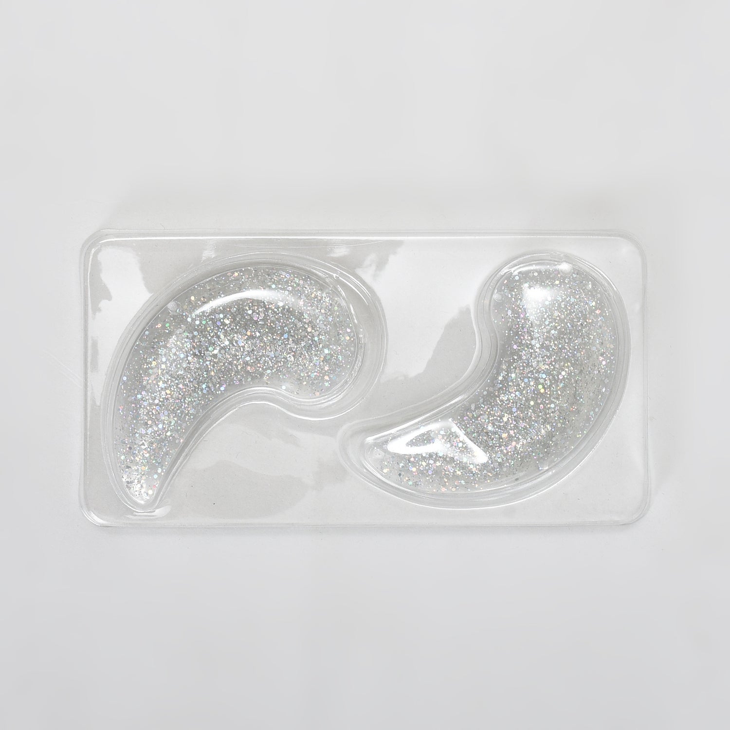 Mumuso Hot/Cold Compress Gel Under Eye Patches — Silver (1 Pair)