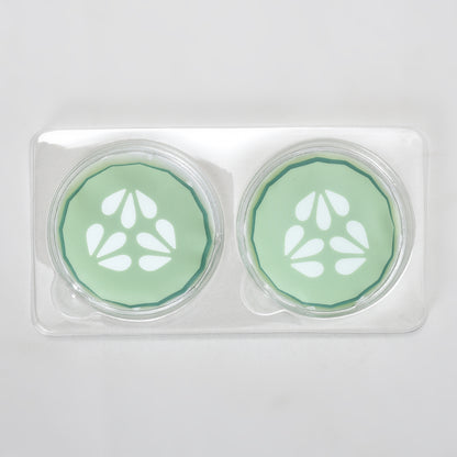 Hot/Cold Compress Gel Eye Pads — Cucumber (1 Pair)
