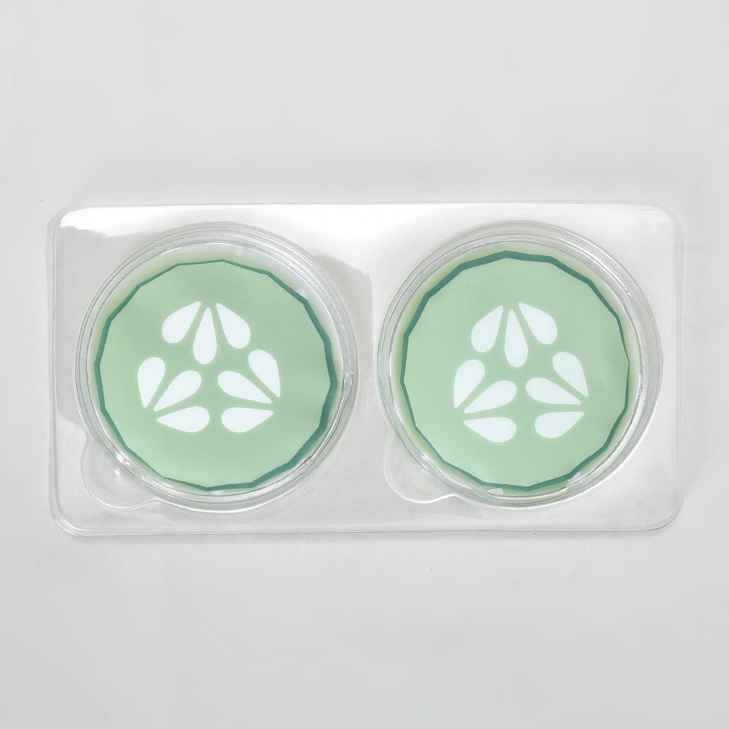 Hot/Cold Compress Gel Eye Pads — Cucumber (1 Pair)