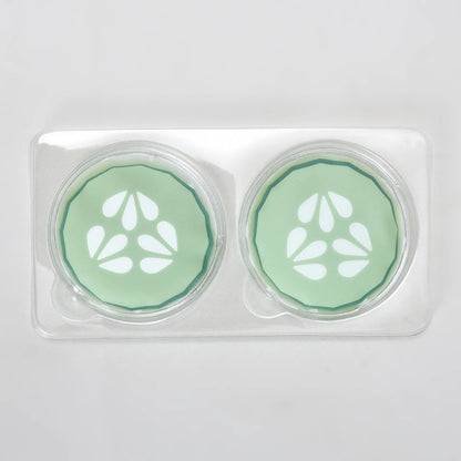 Hot/Cold Compress Gel Eye Pads — Cucumber (1 Pair)