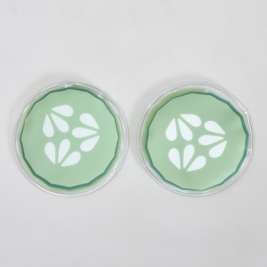 Hot/Cold Compress Gel Eye Pads — Cucumber (1 Pair)