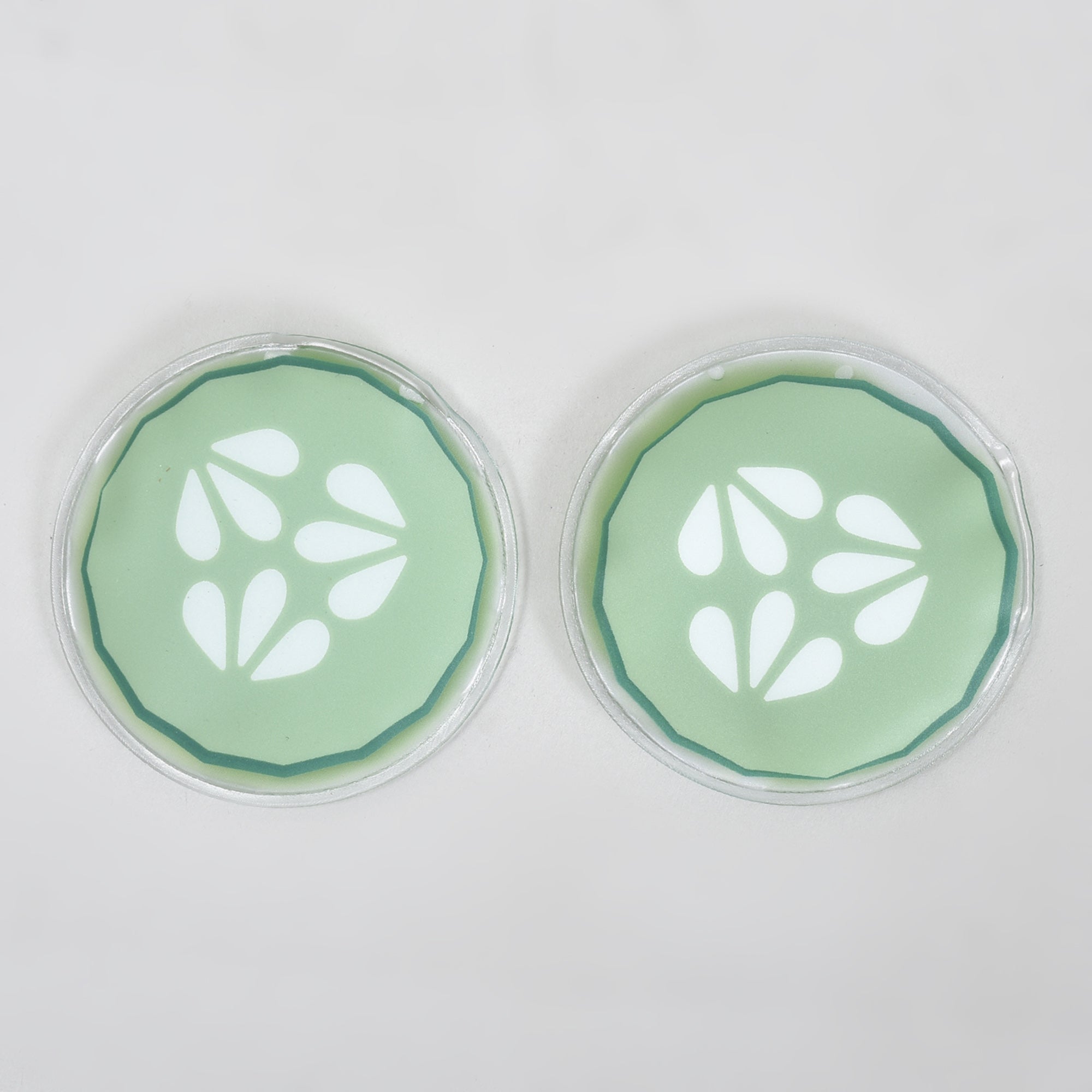 Hot/Cold Compress Gel Eye Pads — Cucumber (1 Pair)
