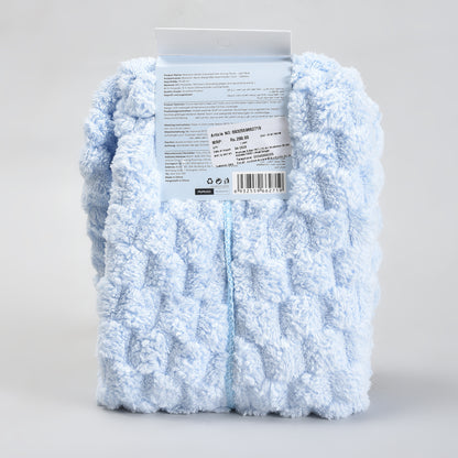 Macaron Series Oversized Hair Drying Towel — Light Blue