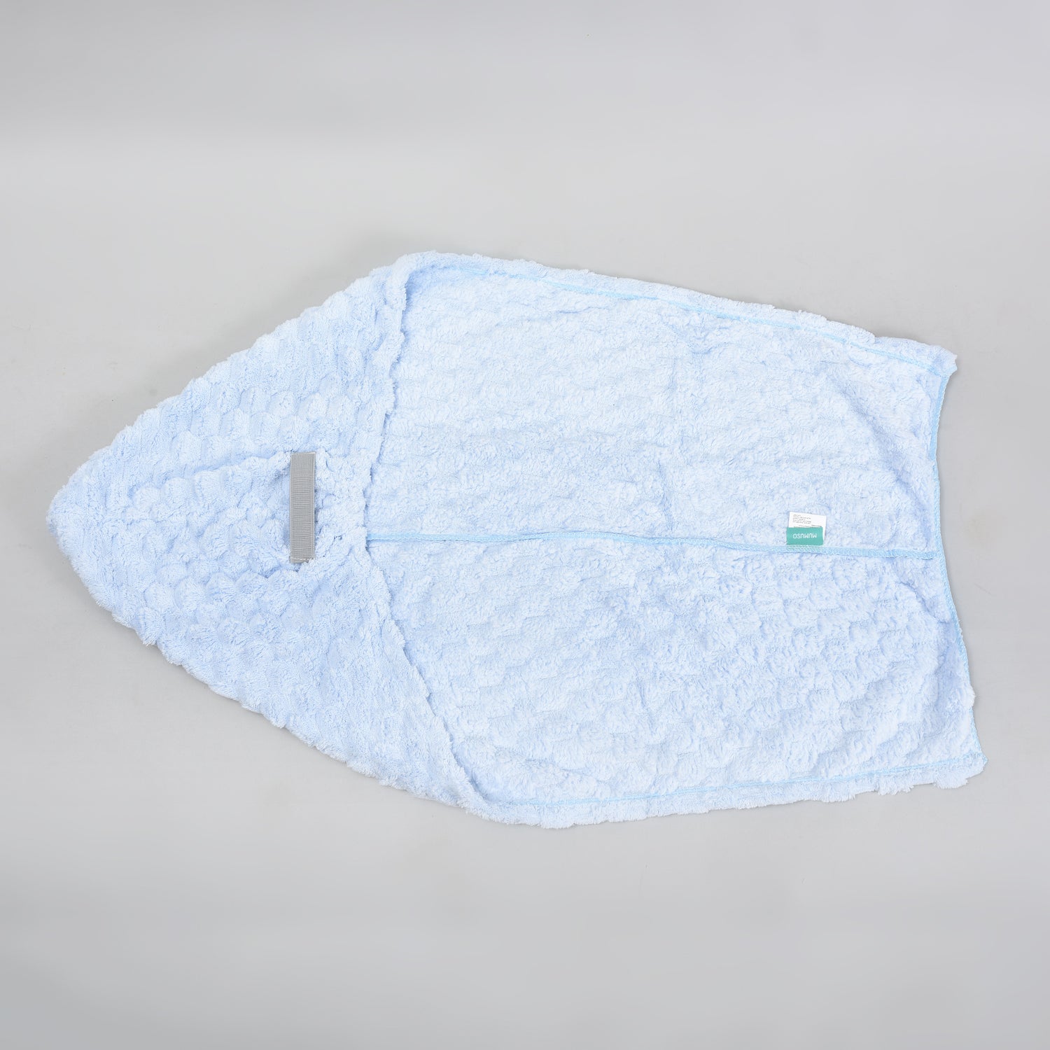Macaron Series Oversized Hair Drying Towel — Light Blue