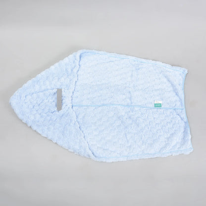 Macaron Series Oversized Hair Drying Towel — Light Blue