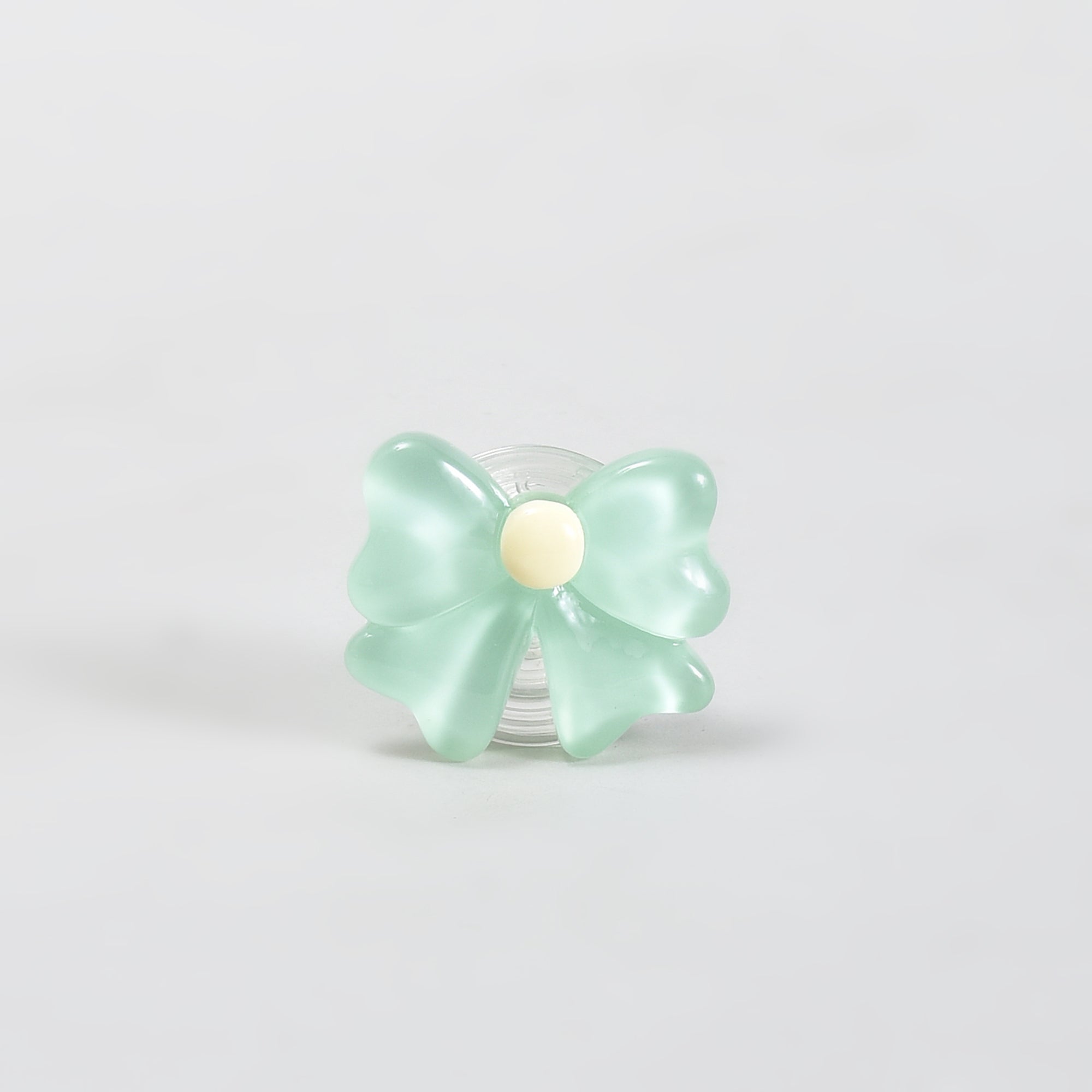 3D Bowknot Collapsible Airbag Phone Holder - Pink &amp; Green Bow