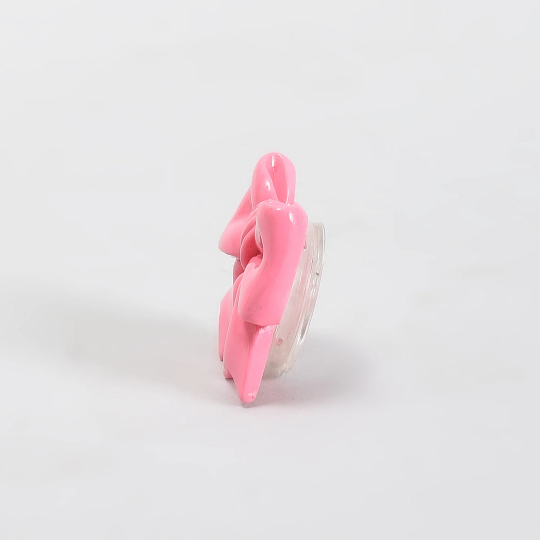 3D Bowknot Collapsible Airbag Phone Holder - Pink &amp; Green Bow