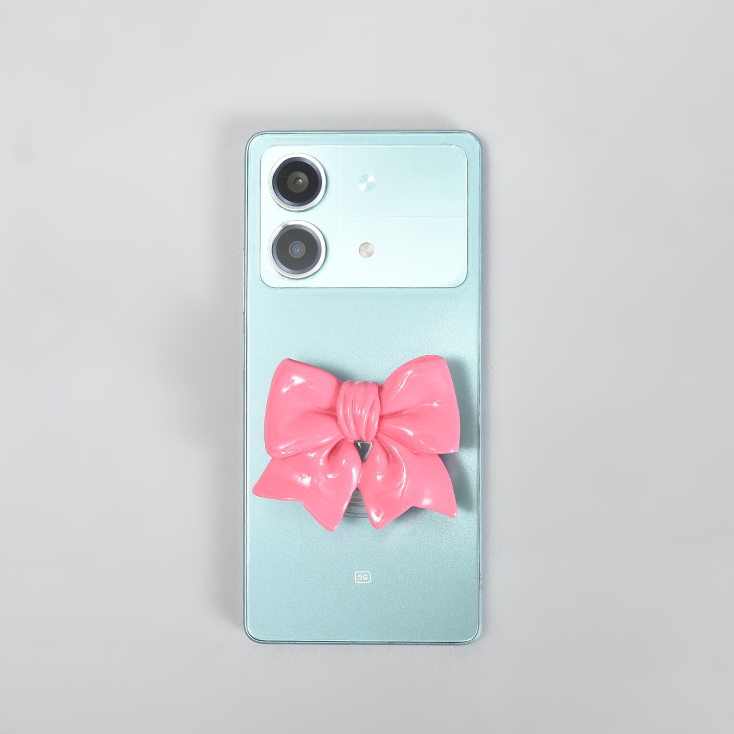 3D Bowknot Collapsible Airbag Phone Holder- Pink Bow