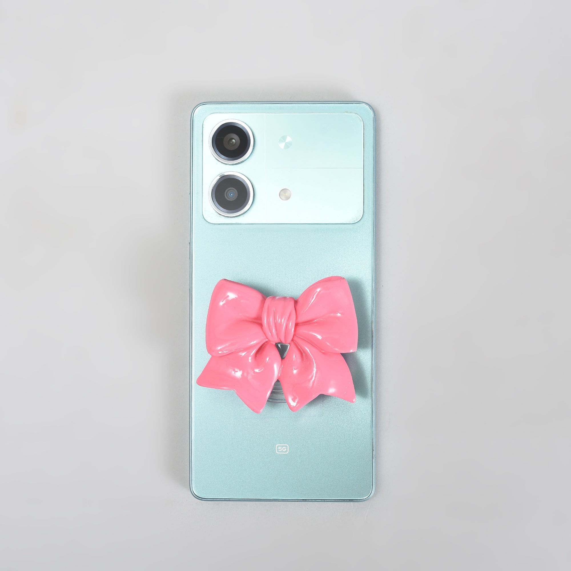3D Bowknot Collapsible Airbag Phone Holder- Pink Bow