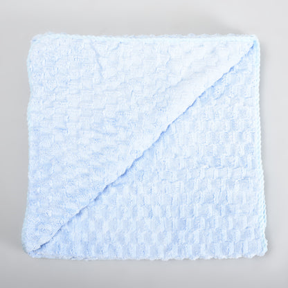 Mumuso Macaron Series Oversized Bath Towel — Light Blue