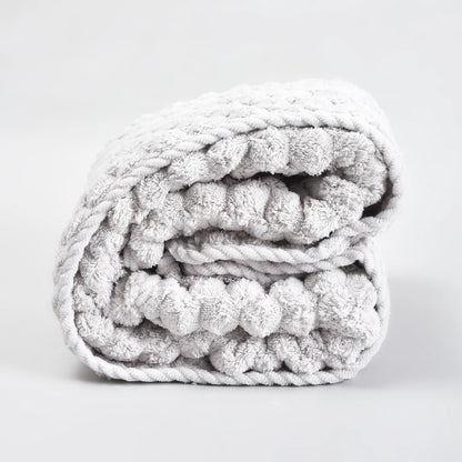 Mumuso Absorbent Oversized Bath Towel — Light Blue/ Pink/ Grey- So Soft!