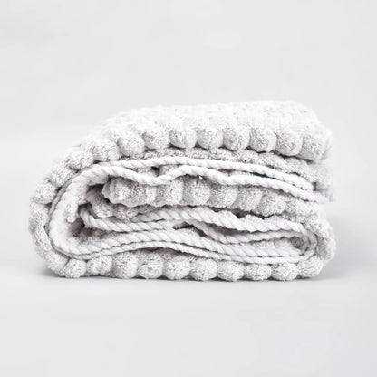 Mumuso Absorbent Oversized Bath Towel — Light Blue/ Pink/ Grey- So Soft!