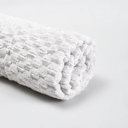 Mumuso Absorbent Oversized Bath Towel — Light Blue/ Pink/ Grey- So Soft!