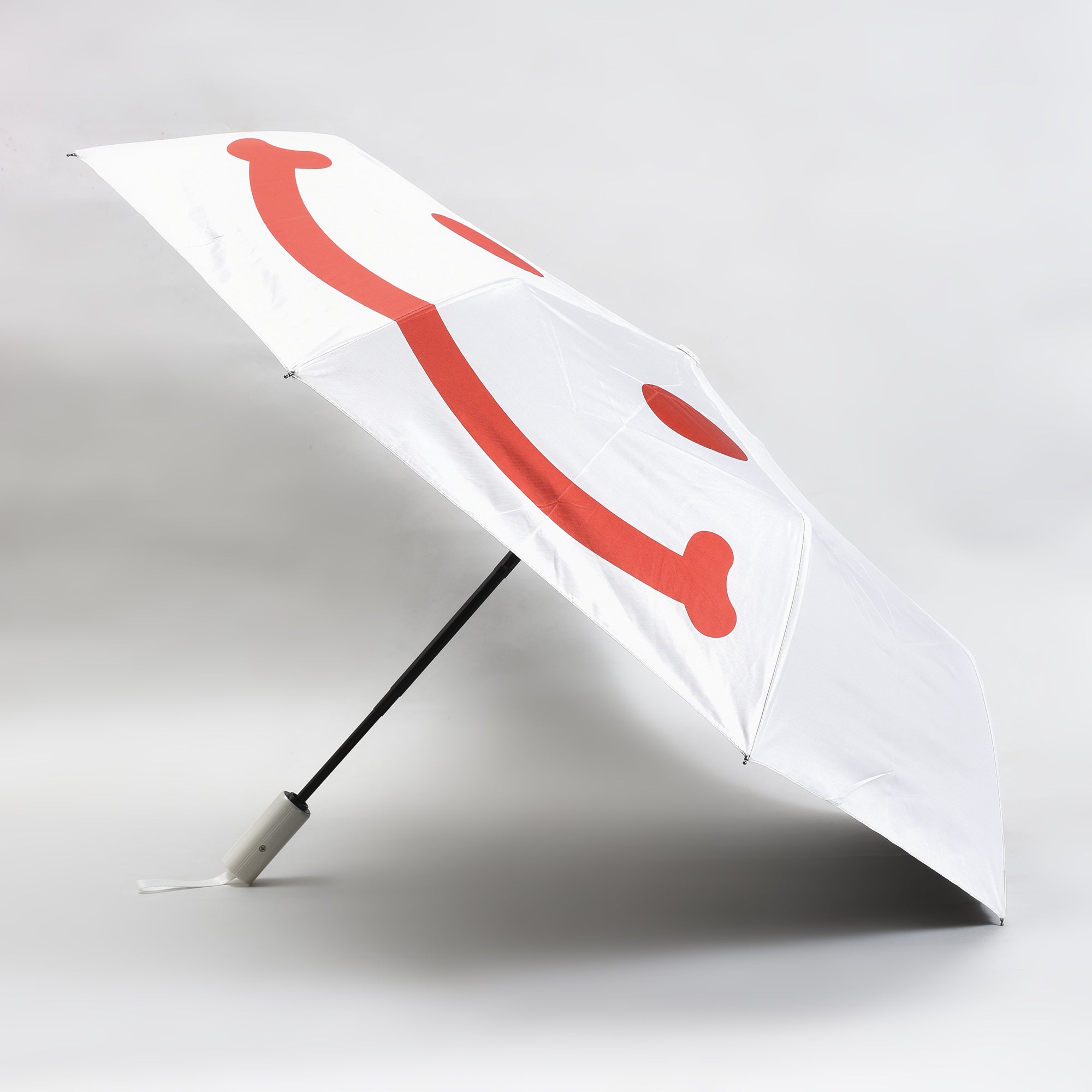 Happy Mood Automatic Open Tri-Fold Sun Umbrella