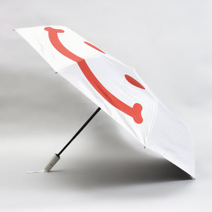 Happy Mood Automatic Open Tri-Fold Sun Umbrella