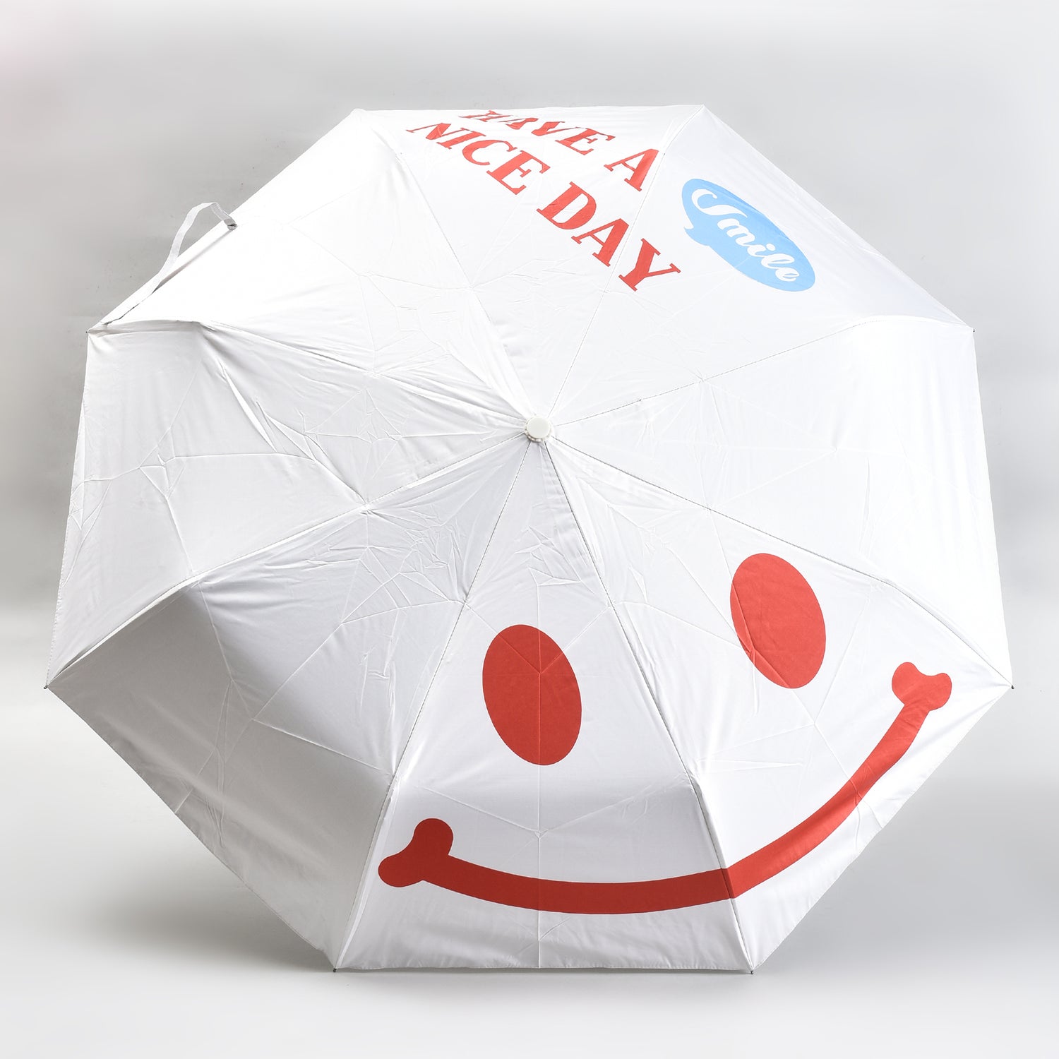 Happy Mood Automatic Open Tri-Fold Sun Umbrella
