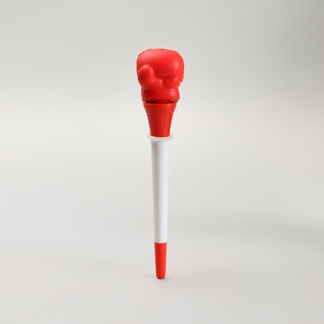 Bouncy Fist Boxing Ballpoint Pen - Red &amp; White