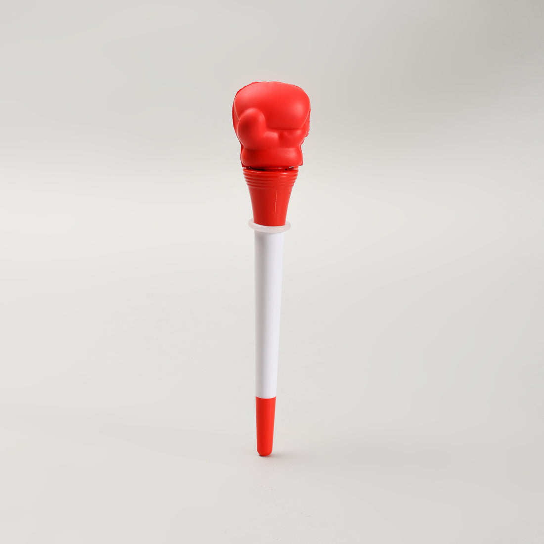 Bouncy Fist Boxing Ballpoint Pen - Red &amp; White