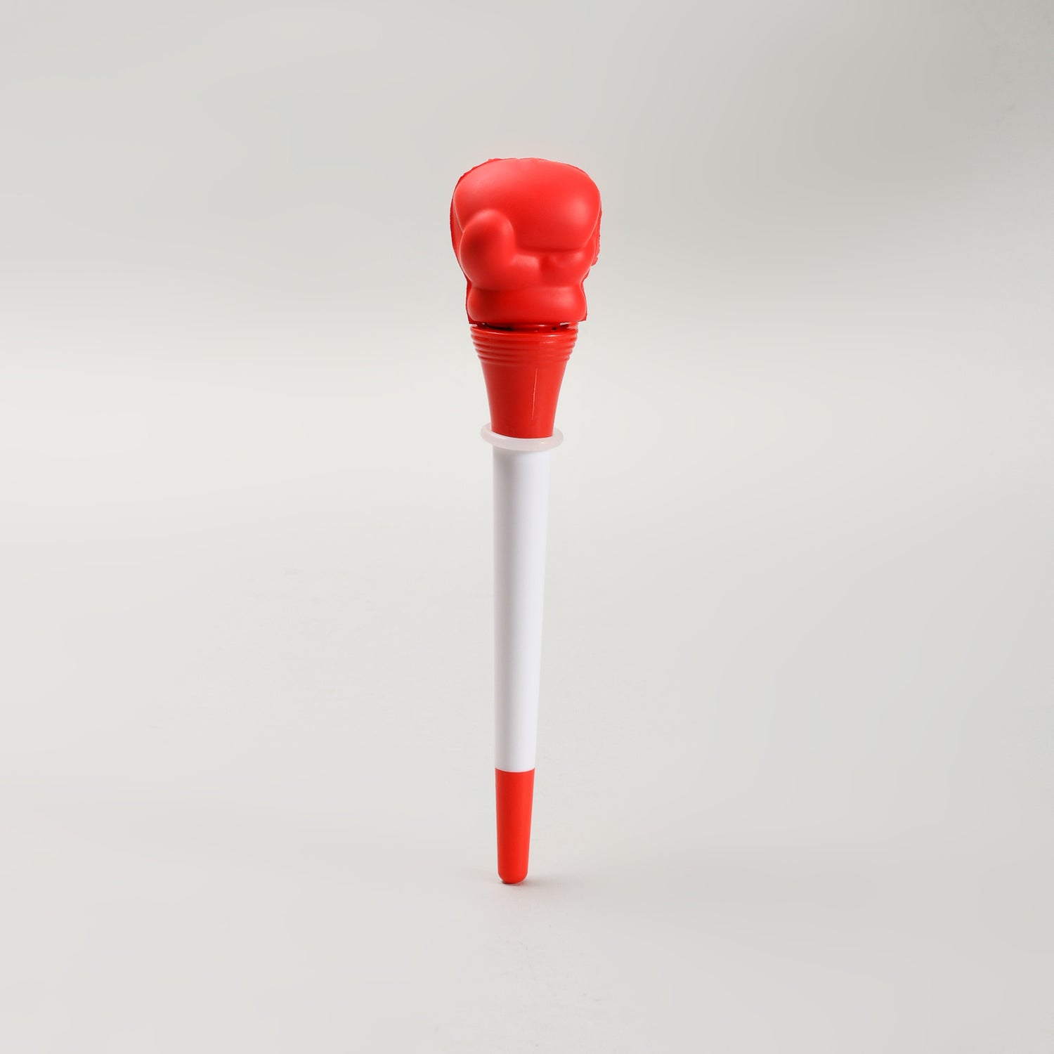 Bouncy Fist Boxing Ballpoint Pen - Red &amp; White