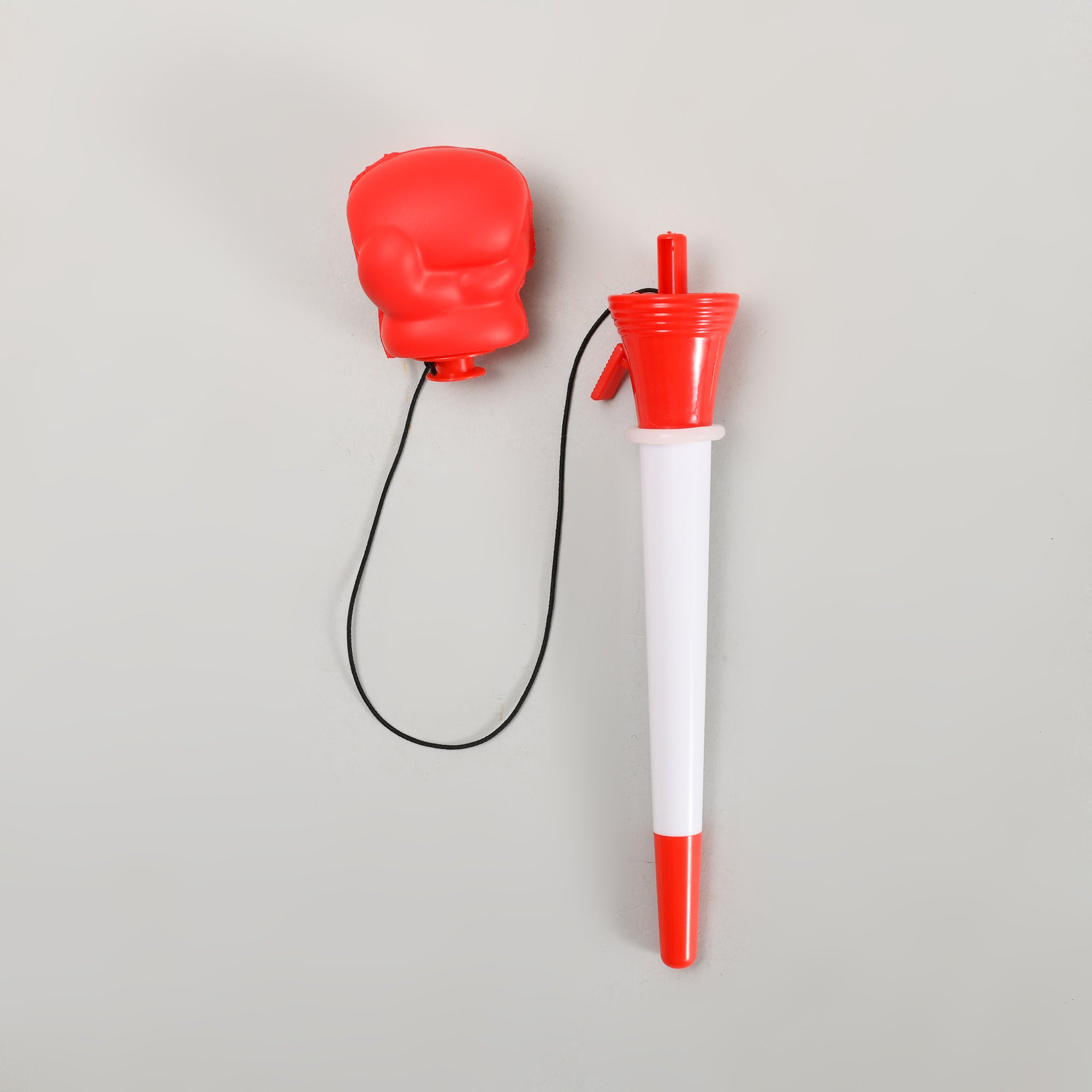 Bouncy Fist Boxing Ballpoint Pen - Red &amp; White