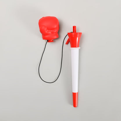 Bouncy Fist Boxing Ballpoint Pen - Red &amp; White