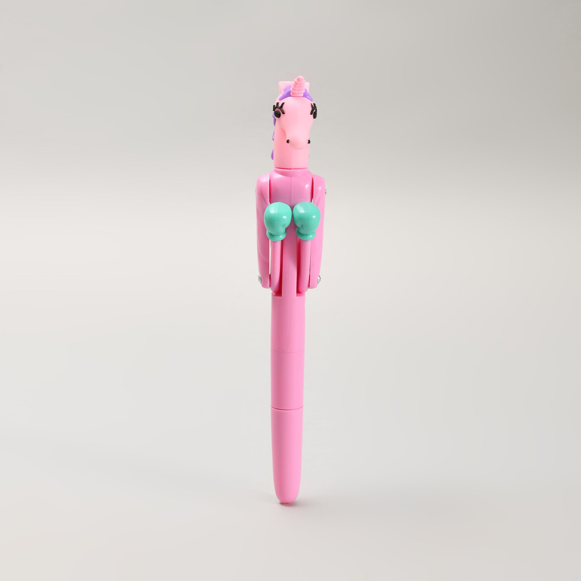 Pink Unicorn Boxing Ball Point Pen