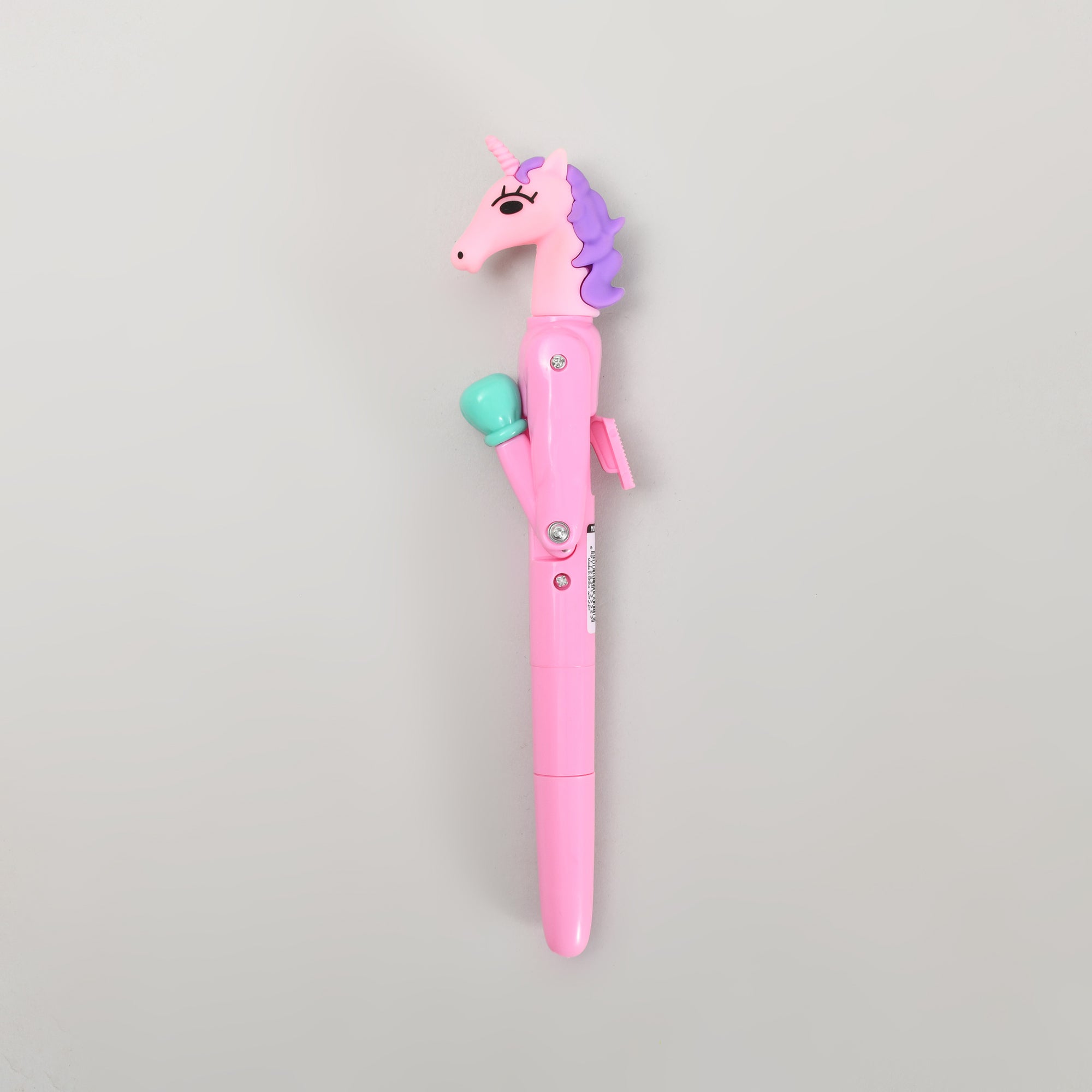 Pink Unicorn Boxing Ball Point Pen