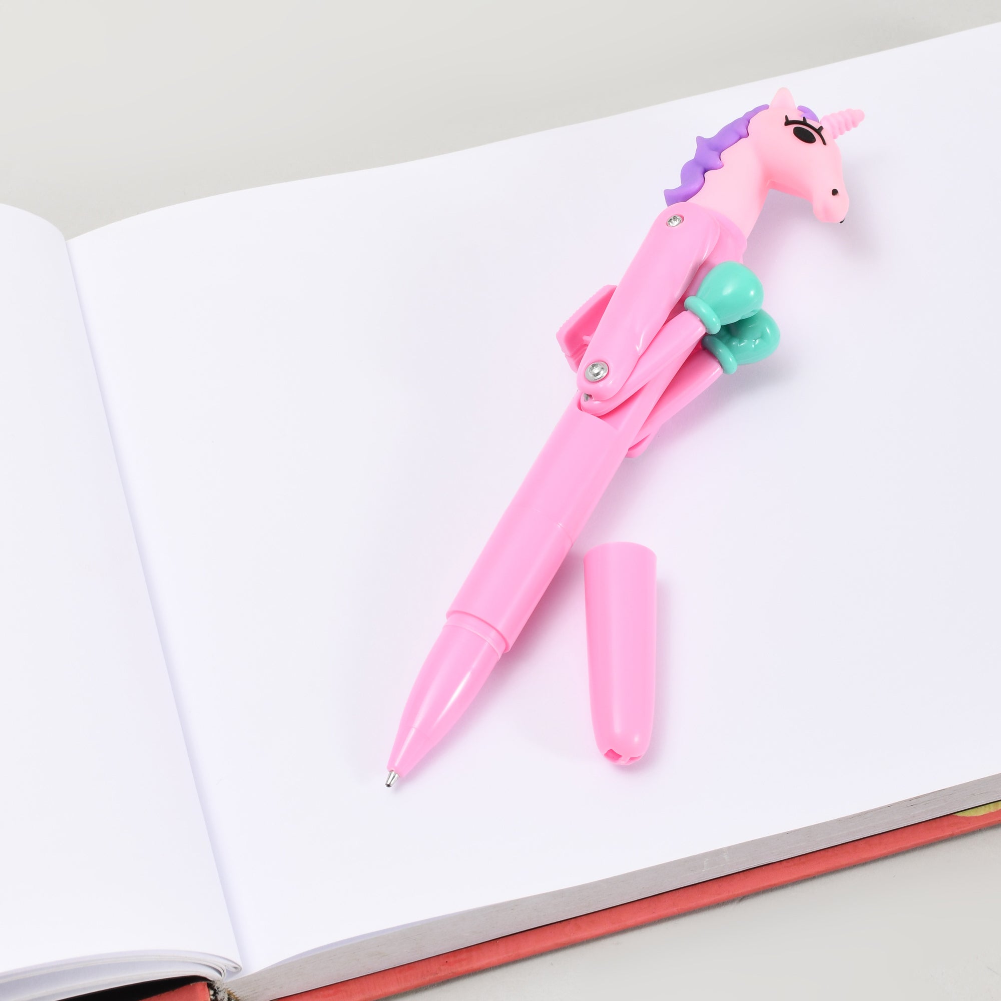 Pink Unicorn Boxing Ball Point Pen