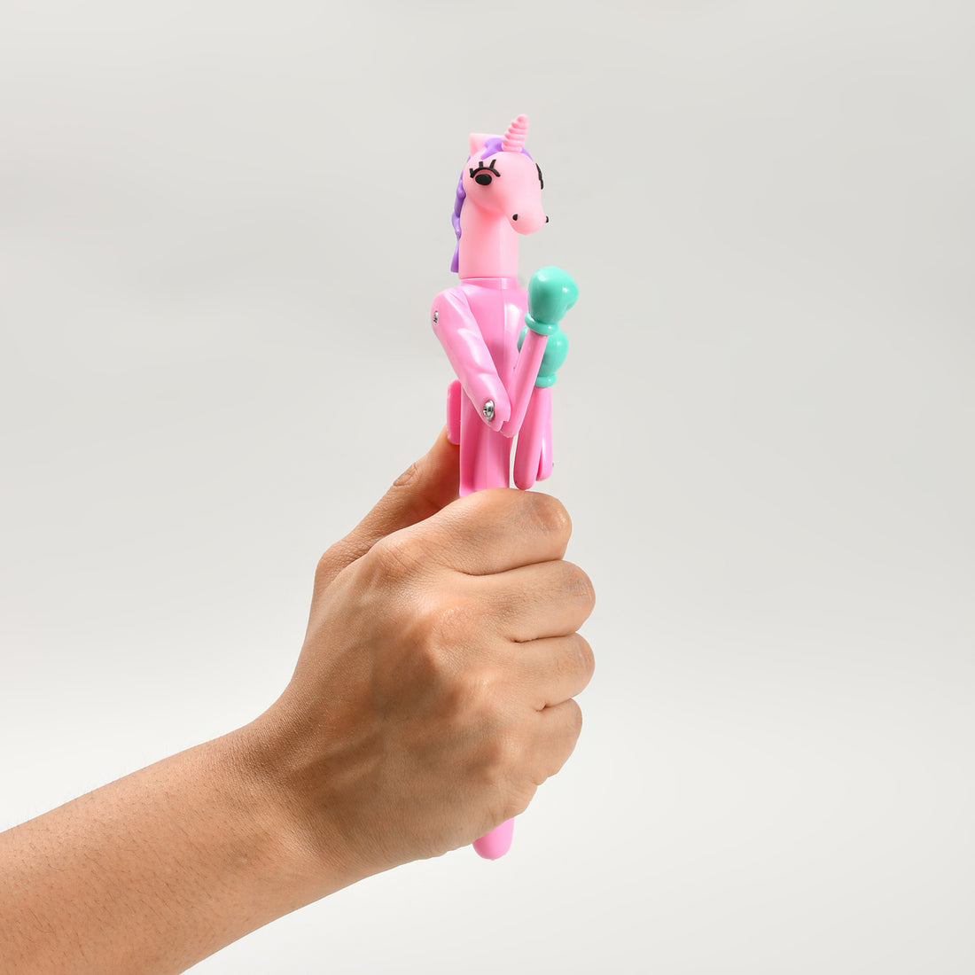 Pink Unicorn Boxing Ball Point Pen