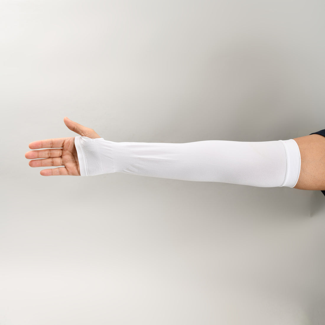 Mumuso Sun Protection Arm Sleeves - White