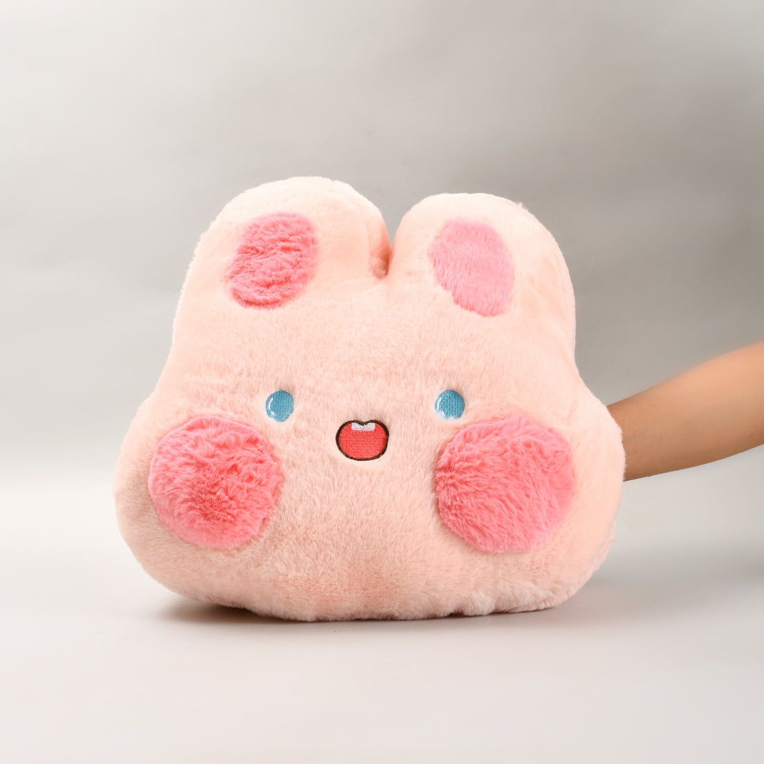 Cute Pink Bunny Rabbit Hand Warmer Pillow- Throw Pilllow