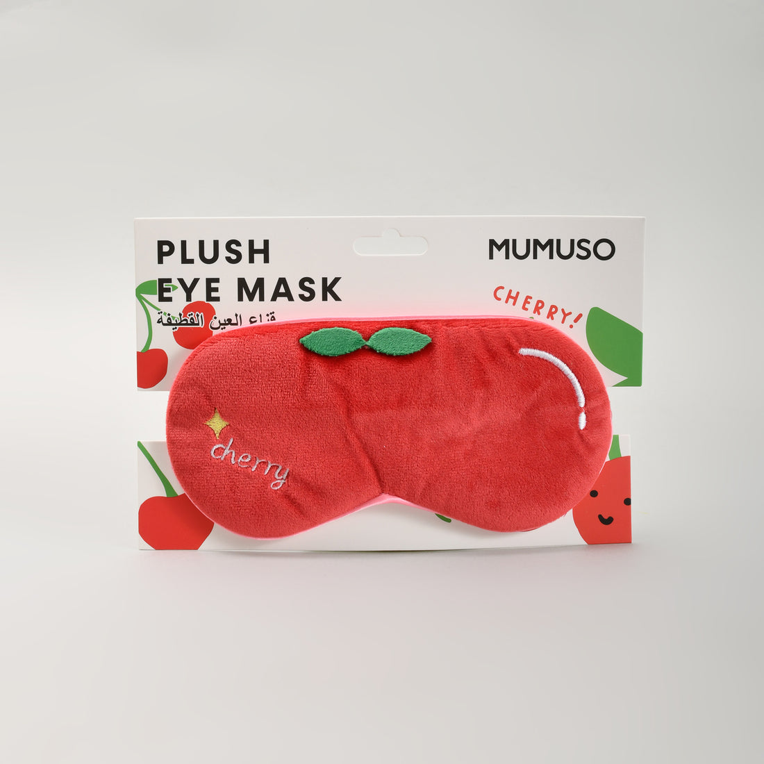 So Soft! Cherry Plush Eyemask
